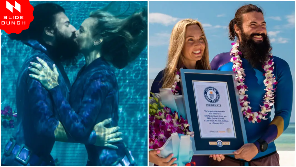 World Longest Underwater Kiss