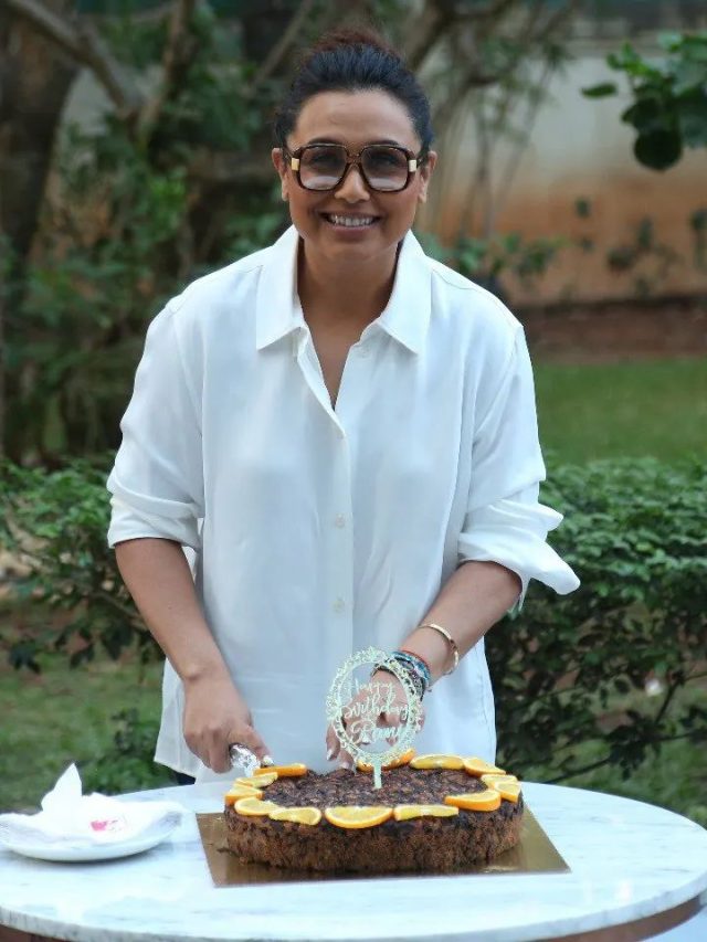 Rani Mukerji ने पैपराजियों संग मनाया जन्मदिन